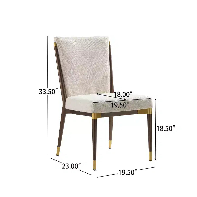 Christopher Knight Home Ulrika Chaises de salle à manger modernes rembourrées (Lot de 2)