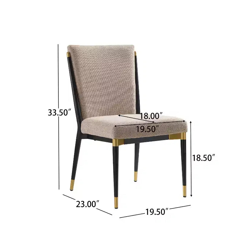 Christopher Knight Home Ulrika Chaises de salle à manger modernes rembourrées (Lot de 2)