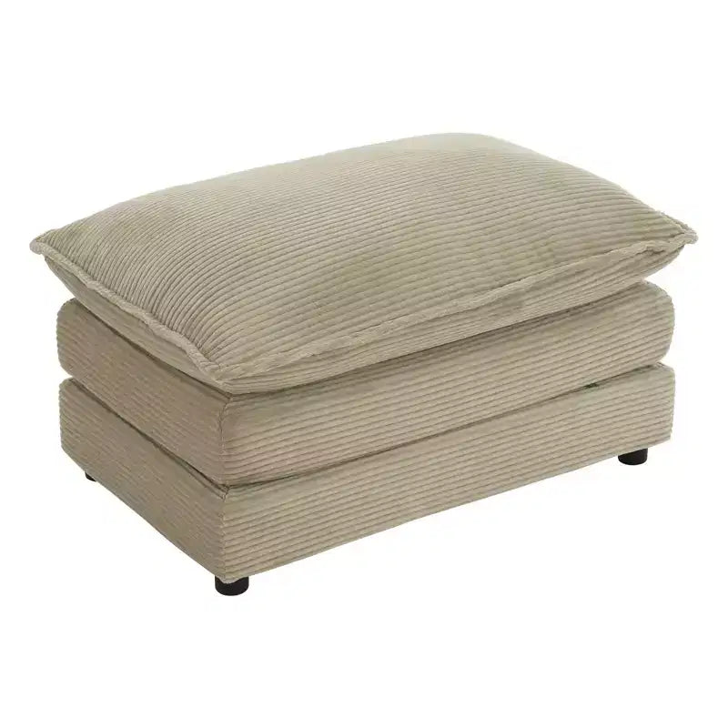 MAYEERTY Pouf bi-couche 35,4 pour salon, chambre, marron foncé