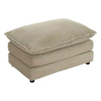 MAYEERTY Pouf bi-couche 35,4 pour salon, chambre, marron foncé