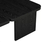Ensemble de tables basses, design minimaliste rectangulaire, table combinée en bois polyvalente pour le bureau et le salon