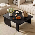 Coffee Table Set, Modern Minimalist Rectangle Splicing Design, Versatile Wooden Combination Table for Home Office and Living Room