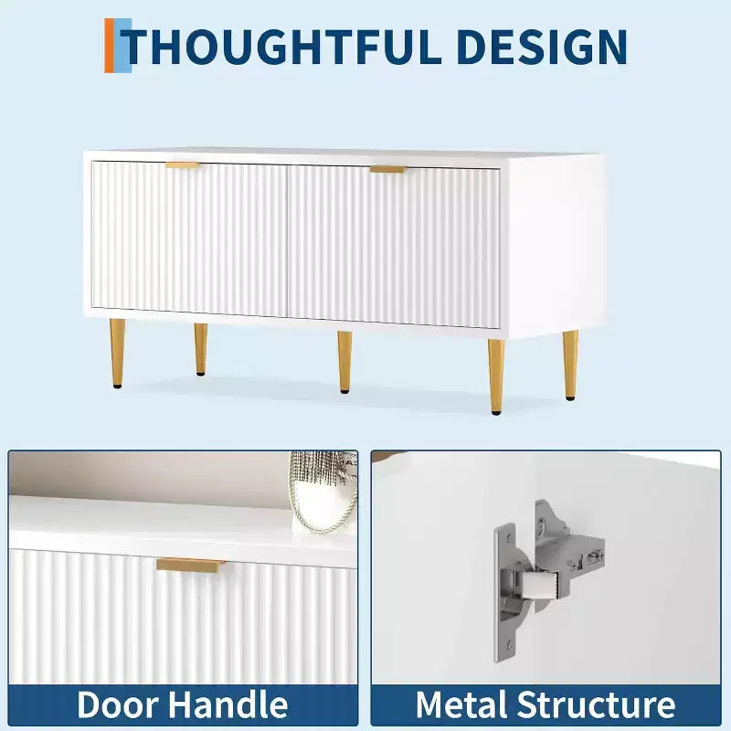Meuble à chaussures moderne, banc d'entrée avec deux portes, armoire d'entrée compacte en bois, espace de rangement pour le hall et la porte d'entrée, noir