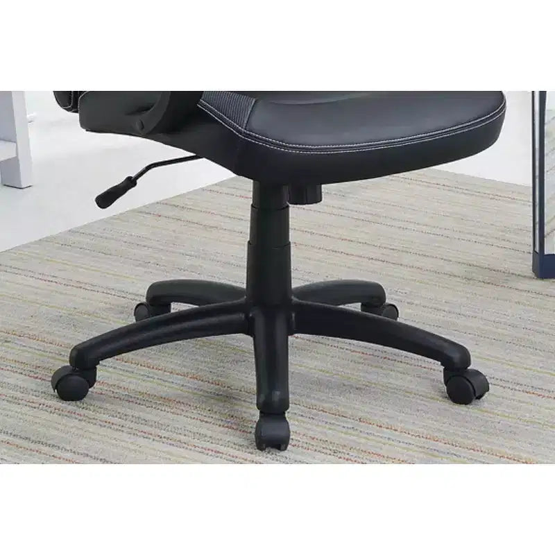 Chaise de jeu pivotante TUYOHW avec hauteur réglable et roulettes, chaise de bureau ergonomique pour jeux vidéo pour le bureau et la maison, chaise de loisirs rembourrée