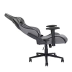 Chaise de jeu ergonomique TUYOHW XL, pivotante à 360°, avec oreillers pour la tête et les lombaires, inclinable de 90 à 150° pour bureau et maison, charge maximale de 158 kg, grise