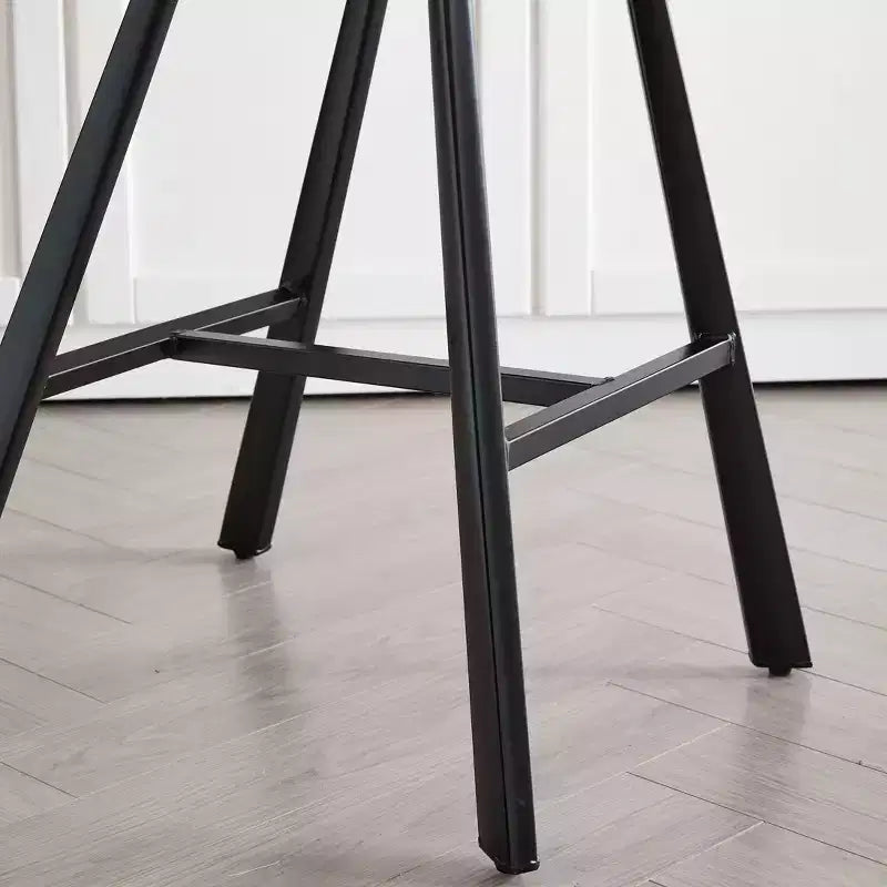TUYOHW 26H Tabourets de bar élégants avec dossier ergonomique, lot de 2, tabourets de bar hauteur comptoir pour îlot de cuisine, cadre en métal robuste, capacité de 136 kg