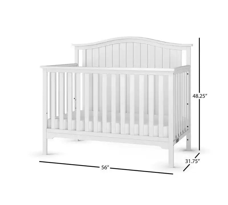 Ensemble de chambre de bébé Hampton Arch Top de Child Craft, 2 pièces, comprend un lit de bébé convertible 4-en-1 et une table à langer