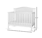 Ensemble de chambre de bébé Hampton Arch Top de Child Craft, 2 pièces, comprend un lit de bébé convertible 4-en-1 et une table à langer
