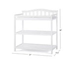 Ensemble de chambre de bébé Hampton Arch Top de Child Craft, 2 pièces, comprend un lit de bébé convertible 4-en-1 et une table à langer