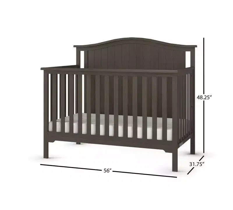 Ensemble de chambre de bébé Hampton Arch Top de Child Craft, 2 pièces, comprend un lit de bébé convertible 4-en-1 et une table à langer