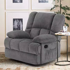 Fauteuil inclinable à bascule TUYOHW pour adultes, fauteuil de salon avec 3 modes de relaxation, fauteuil pour salon, chambre, bureau, capacité de 150 kg