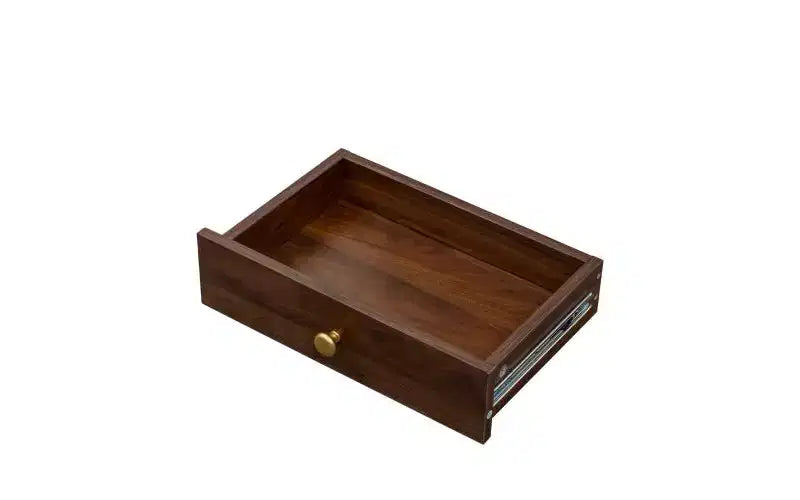 JVNOXK Bureau convertible pliable de 23 pouces avec étagère et tiroir de rangement, poste de travail multifonctionnel pour bureau à domicile, finition noyer