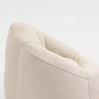Canapé Poire en Mousse Haute Pression Fauteuil Poire Adulte avec Rembourrage en Mousse Compressée et Repose-Pieds