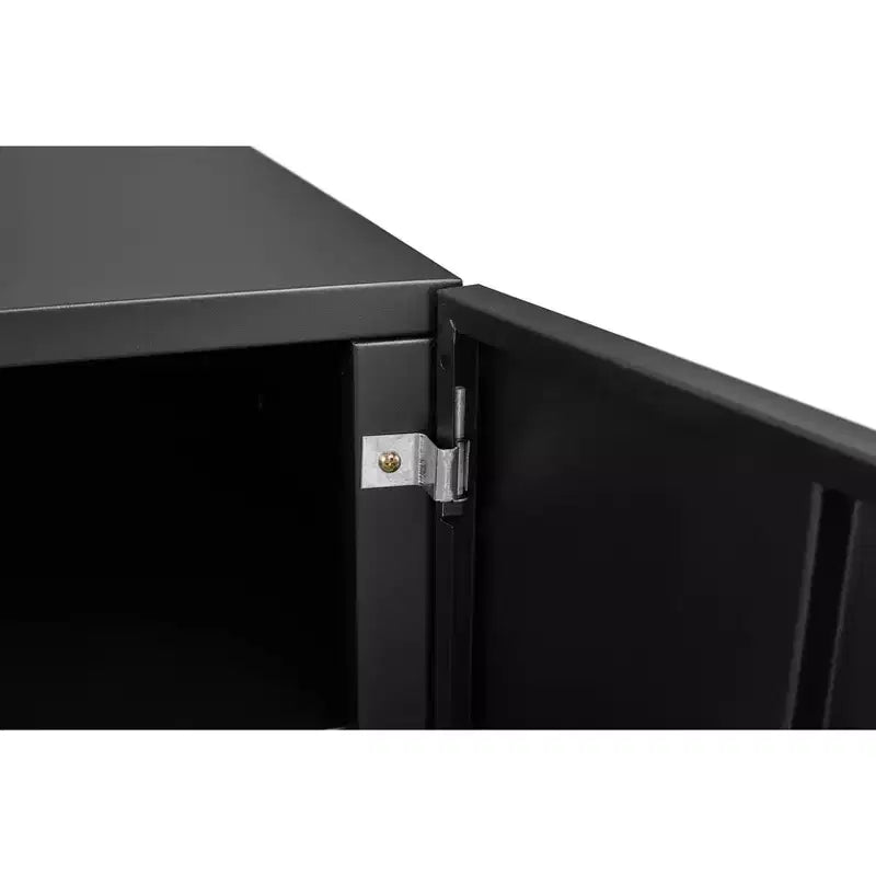 MAYEERTY Meuble de rangement mobile blanc en métal pour imprimante, avec étagère réglable et roulettes