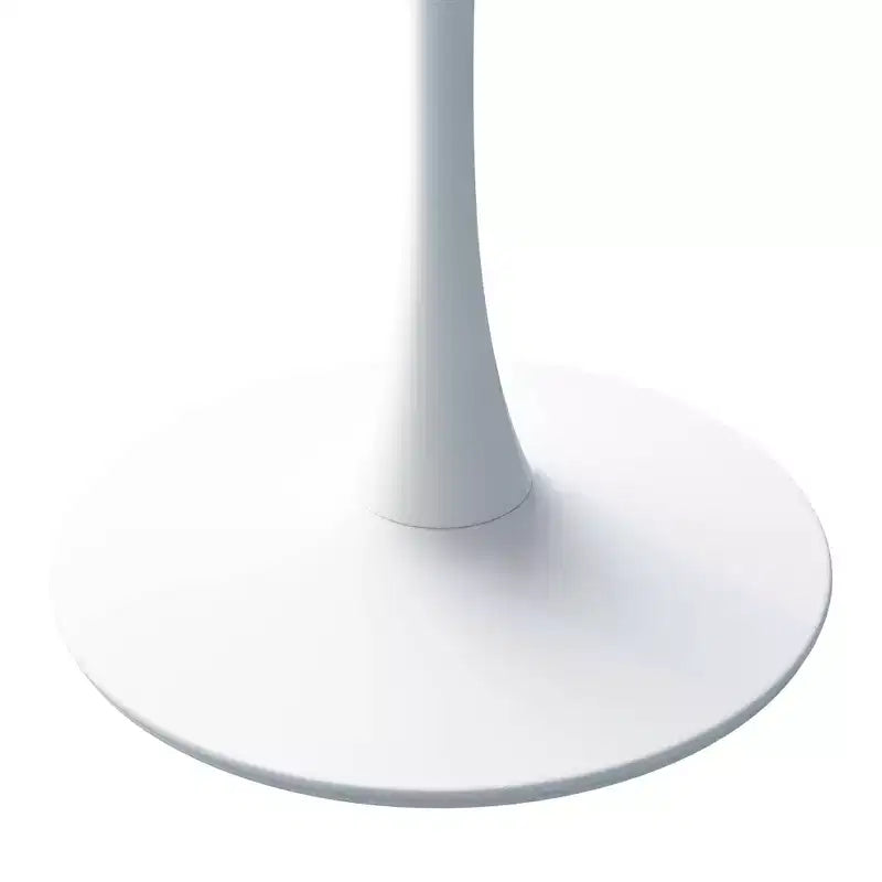 MAYEERTY Table Basse Hexagonale Moderne de 80 cm avec Plateau en Marbre Imprimé Blanc et Base en Métal pour Salle à Manger Salon Blanc