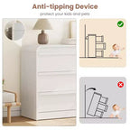 Commode bombée à 6 tiroirs, 47 po de large, en bois avec profil incurvé pour chambre moderne, salon, entrée, rangement de chambre d'enfant