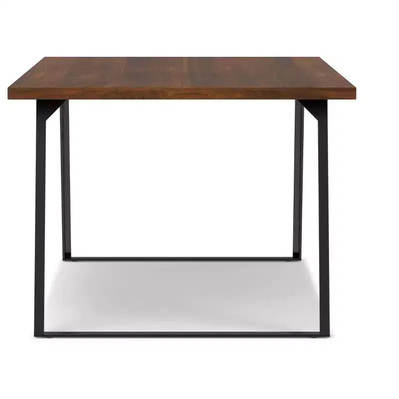 Table à manger rectangulaire industrielle moderne Mitchell 66 x 40 pouces