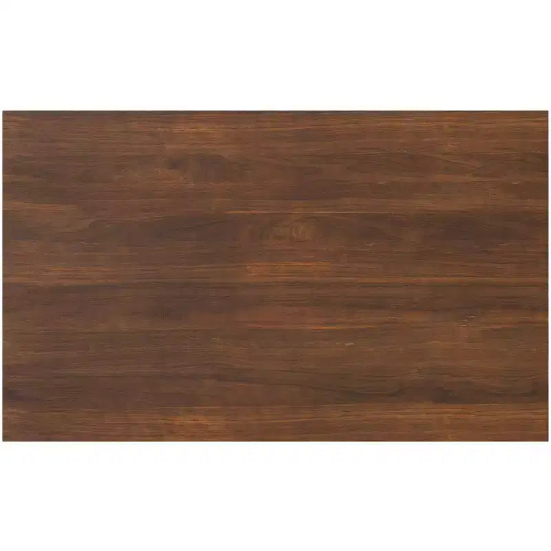 Table à manger rectangulaire industrielle moderne Mitchell 66 x 40 pouces