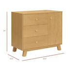 Commode moderne à 3 tiroirs Hudson Babyletto