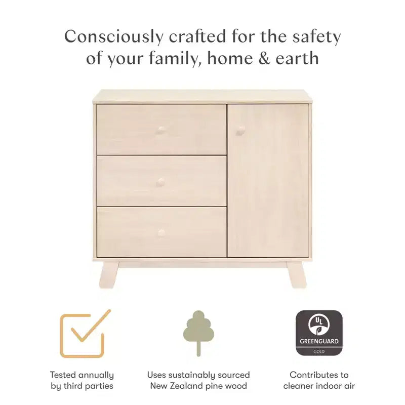 Commode moderne à 3 tiroirs Hudson Babyletto