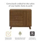 Commode moderne à 3 tiroirs Hudson Babyletto