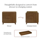 Commode moderne à 3 tiroirs Hudson Babyletto