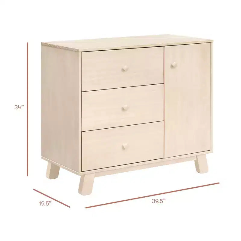 Commode moderne à 3 tiroirs Hudson Babyletto