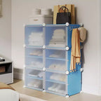 Meuble de rangement pour chaussures, Étagère à chaussures 6 niveaux, Gain de place pour entrée, chambre et salon