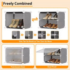 Meuble de rangement pour chaussures, Étagère à chaussures 6 niveaux, Gain de place pour entrée, chambre et salon