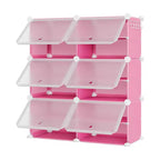 Meuble de rangement pour chaussures, Étagère à chaussures 6 niveaux, Gain de place pour entrée, chambre et salon