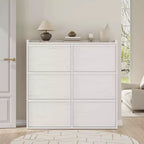 GarveeHome Meuble à Chaussures avec 6 Tiroirs Basculants, Armoire à Chaussures en Bois avec Étagère Réglable, Rangement à Chaussures, Meuble à Chaussures Caché pour Entrée