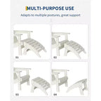 Ottoman pliant, repose-pieds d'extérieur en PEHD pour chaise Adirondack, résistant aux intempéries pour terrasse, jardin, patio extérieur