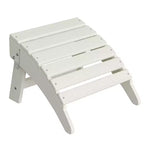 Ottoman pliant, repose-pieds d'extérieur en PEHD pour chaise Adirondack, résistant aux intempéries pour terrasse, jardin, patio extérieur