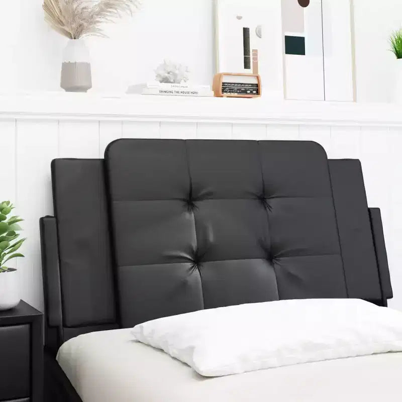 vidaXL Coussin de Tête de Lit Suspendu Rembourré Oreiller Dossier Chambre Similicuir