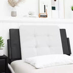 vidaXL Coussin de Tête de Lit Suspendu Rembourré Oreiller Dossier Chambre Similicuir
