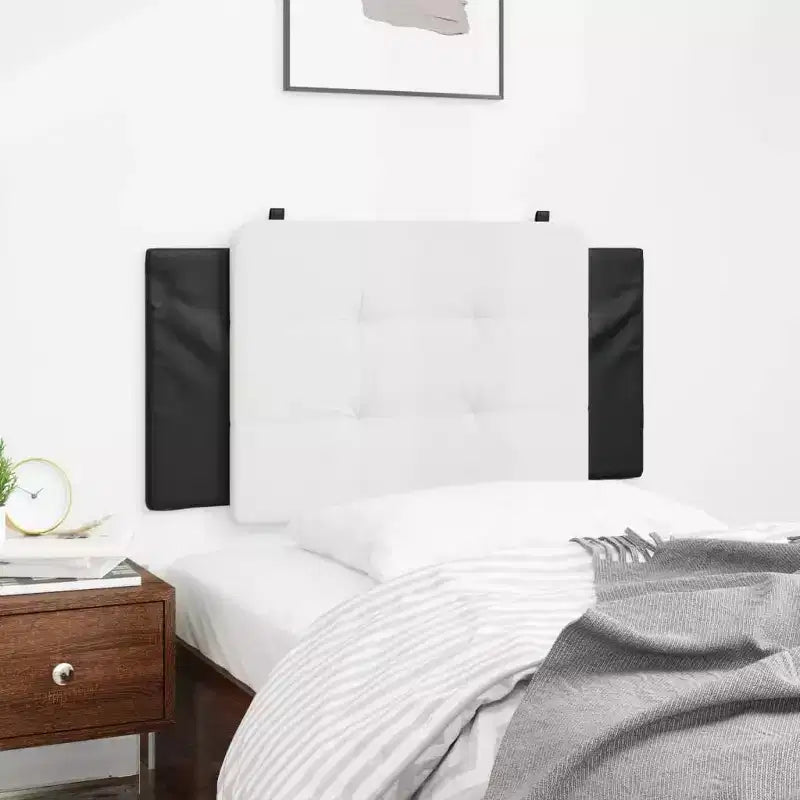 vidaXL Coussin de Tête de Lit Suspendu Rembourré Oreiller Dossier Chambre Similicuir