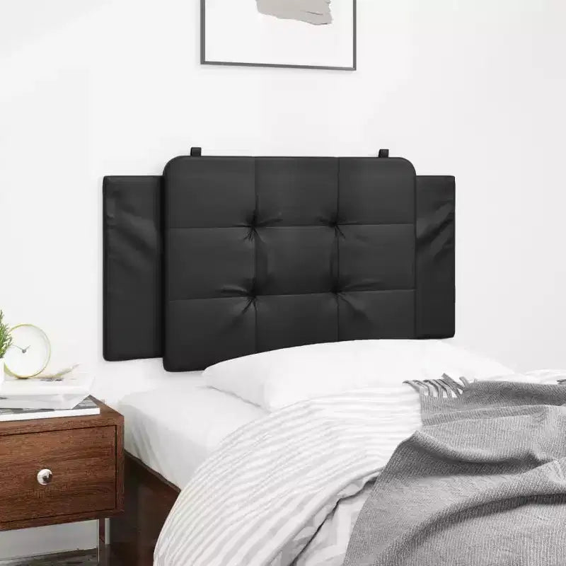 vidaXL Coussin de Tête de Lit Suspendu Rembourré Oreiller Dossier Chambre Similicuir