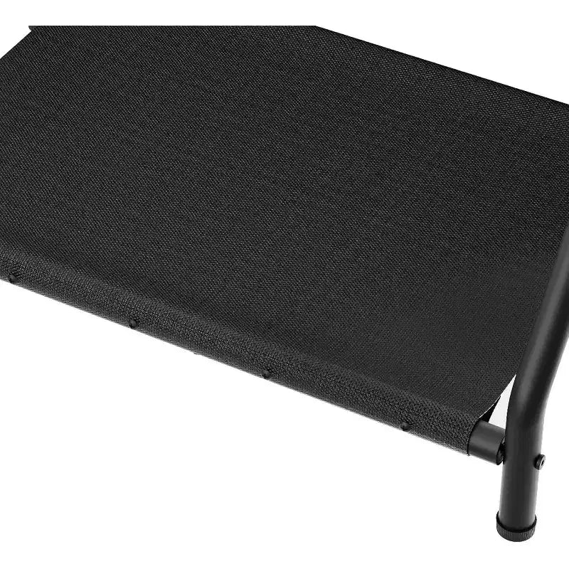 ACOINEL Porte-Bagages Pliant avec Étagère de Rangement en Tissu, Support de Valise de 45 kg pour Chambre d'amis, Chambre à Coucher, Hôtel - Gain de Place, Noir