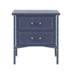 Christopher Knight Home Violette Table de chevet vintage 2 tiroirs rembourrée en similicuir