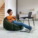 Table de plateau TV, plateau de dîner pliant portable, plateaux de table de canapé pour manger des collations, bureau d'ordinateur portable portable, réglable 6 hauteurs 3 angles d'inclinaison