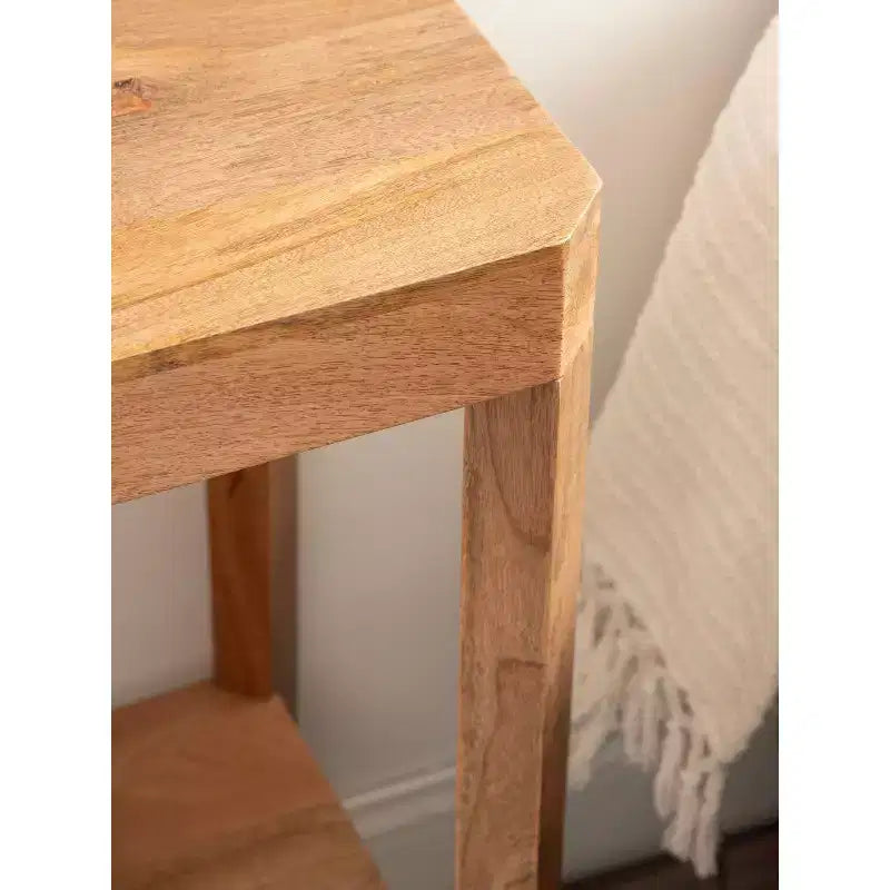 Console Talcott Wood Kate et Laurel, 36x14x33, Naturel