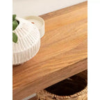 Console Talcott Wood Kate et Laurel, 36x14x33, Naturel