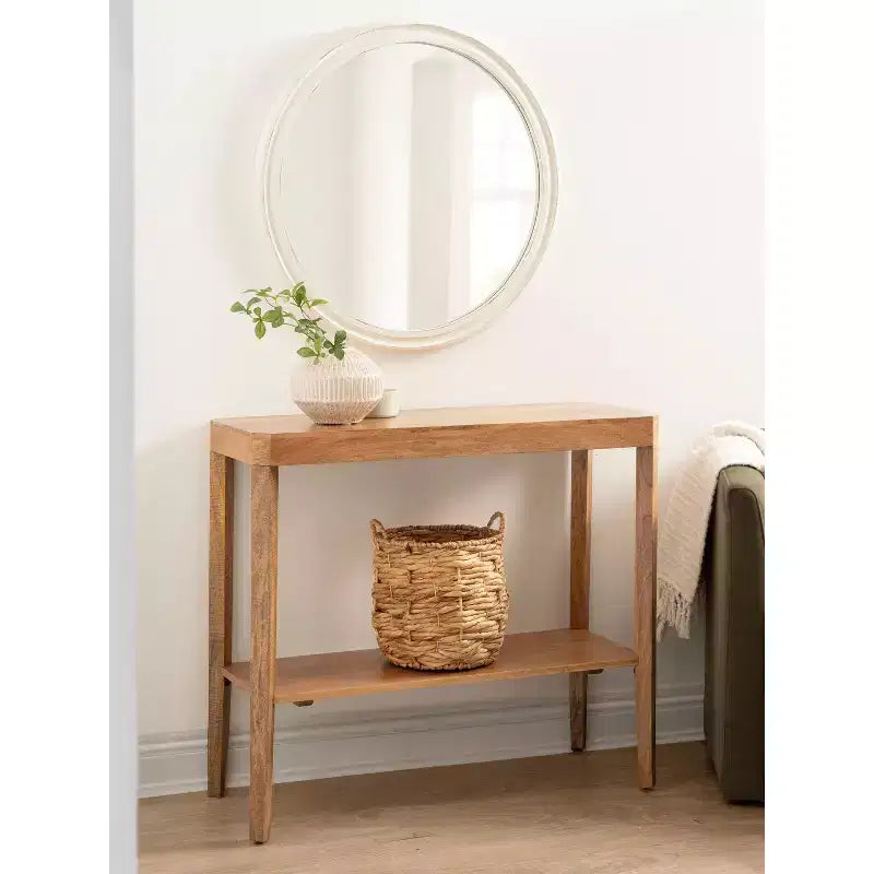 Console Talcott Wood Kate et Laurel, 36x14x33, Naturel