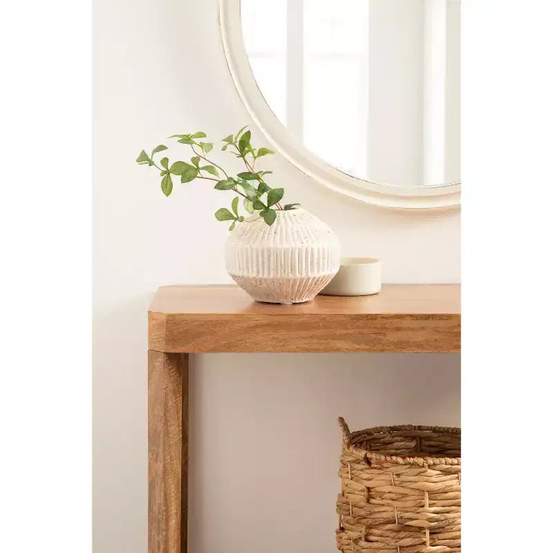 Console Talcott Wood Kate et Laurel, 36x14x33, Naturel