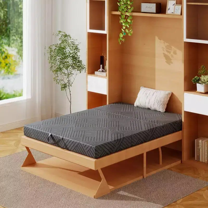 Matelas pliant en mousse à mémoire de forme Dyonery Certifié CertiPUR-US, polyvalent et lavable en machine