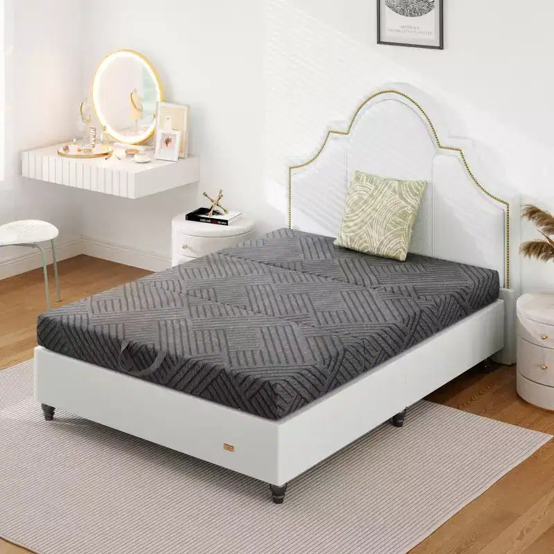 Matelas pliant en mousse à mémoire de forme Dyonery Certifié CertiPUR-US, polyvalent et lavable en machine