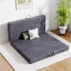 Matelas pliant en mousse à mémoire de forme Dyonery Certifié CertiPUR-US, polyvalent et lavable en machine