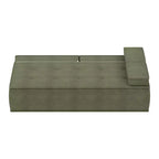Canapé-lit multifonctionnel moderne en tissu Luck Live 79, convertible avec coussin en mousse de soutien pour appartement et studio
