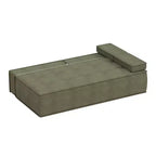 Canapé-lit multifonctionnel moderne en tissu Luck Live 79, convertible avec coussin en mousse de soutien pour appartement et studio