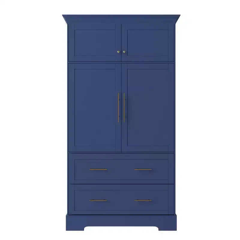 Meuble de rangement pour cuisine de ferme de 72 po, armoire de rangement de salle à manger autoportante avec tiroirs, plateaux coulissants et rangement pour moule à gâteau-Panipeachy